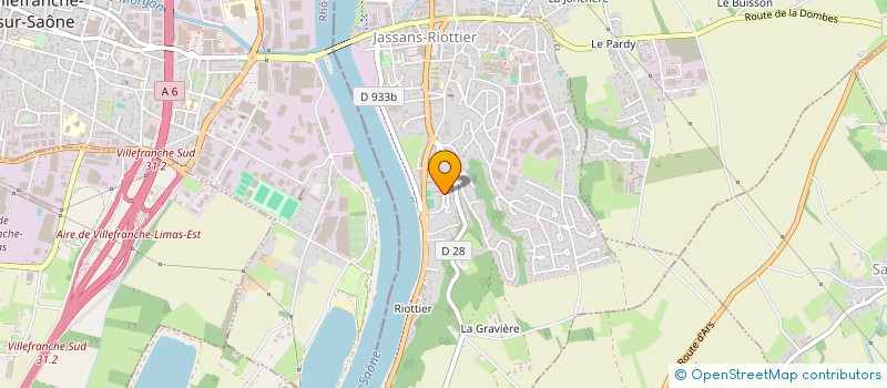 localisation de l'entreprise MADAME FRANCINE ALBERT  JASSANS-RIOTTIER