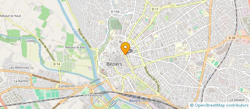 localisation de l'entreprise MADAME FRANCINE ARDILEY à BEZIERS