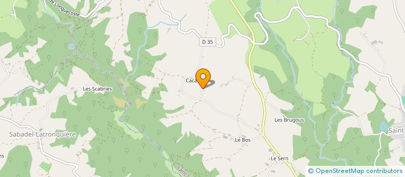 localisation de l'entreprise MADAME FRANCINE ARNAL à SAINT-CIRGUES