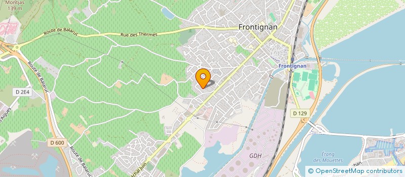 localisation de l'entreprise MADAME FRANCINE ARNAUD à FRONTIGNAN