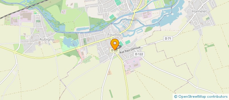 localisation de l'entreprise MADAME FRANCINE BAILLIEUX  FOUILLOY