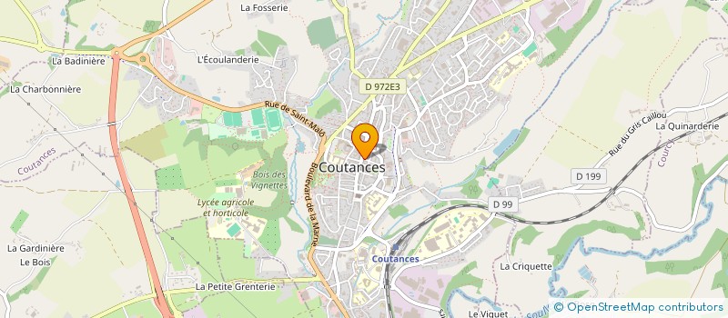 localisation de l'entreprise MADAME FRANCINE BARD  COUTANCES