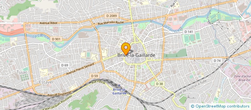 localisation de l'entreprise MADAME FRANCINE BEAUDRY  BRIVE-LA-GAILLARDE