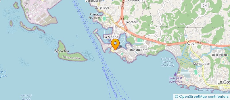 localisation de l'entreprise MADAME FRANCINE BEAUJOUR  LE GOSIER