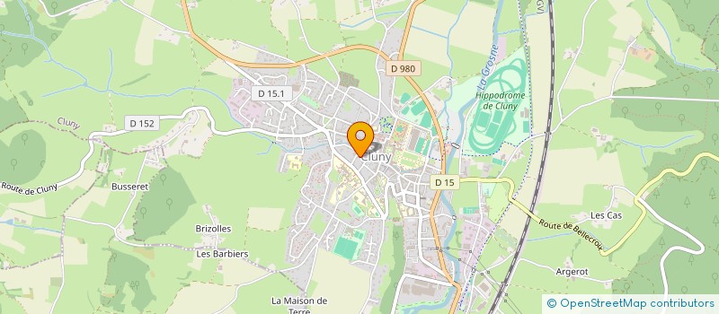 localisation de l'entreprise MADAME FRANCINE BECARIE  CLUNY