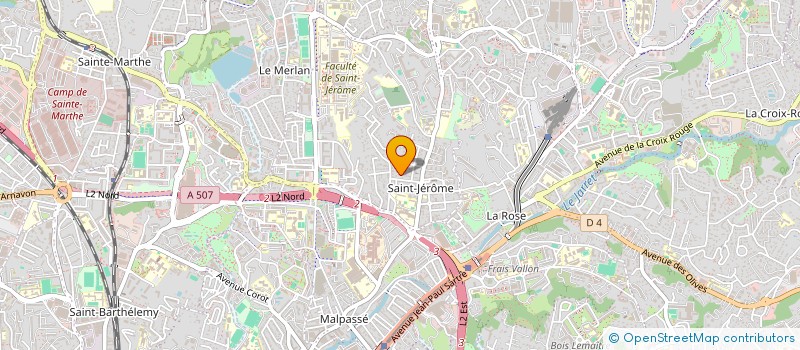 localisation de l'entreprise MADAME FRANCINE BENHAMIMED à MARSEILLE