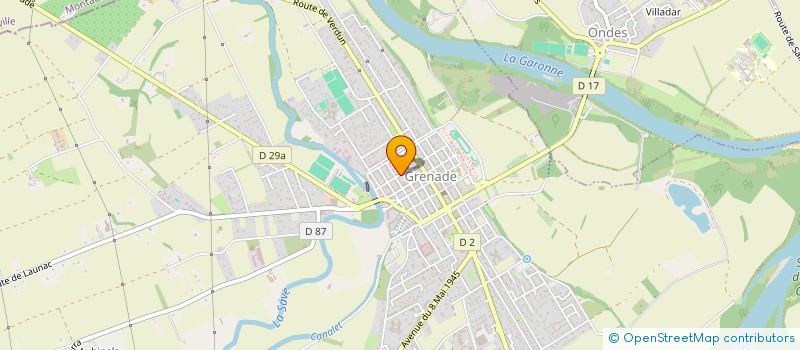 localisation de l'entreprise MADAME FRANCINE BERDAL  GRENADE