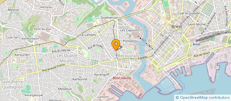 localisation de l'entreprise MADAME FRANCINE BIARROTTE à BREST