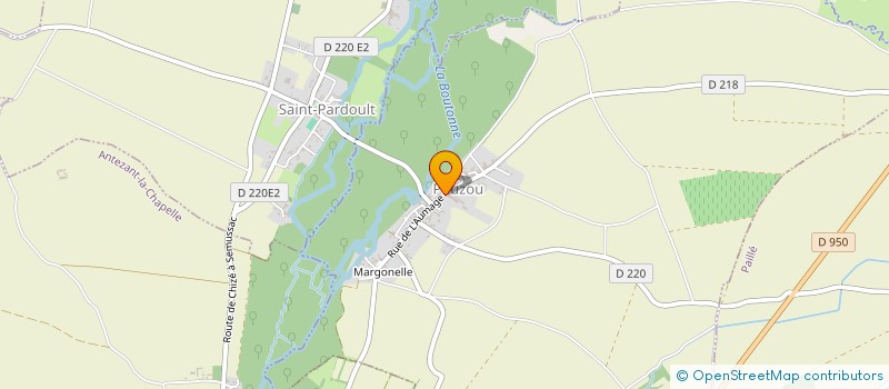 localisation de l'entreprise MADAME FRANCINE BIBARD  LES EGLISES-D'ARGENTEUIL