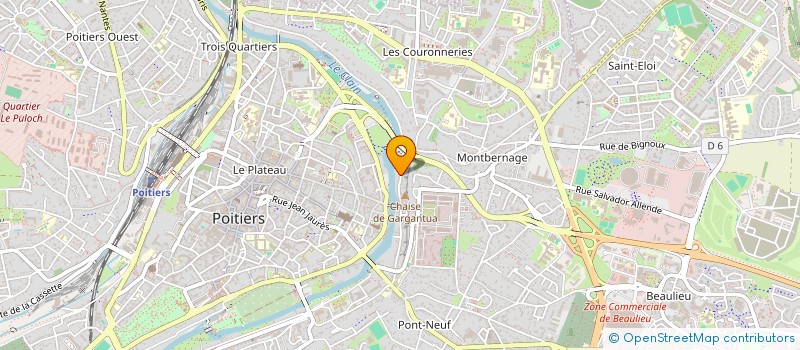 localisation de l'entreprise MADAME FRANCINE BIGRAT  POITIERS