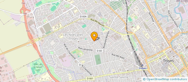 localisation de l'entreprise MADAME FRANCINE BILLING  LES NOES-PRES-TROYES