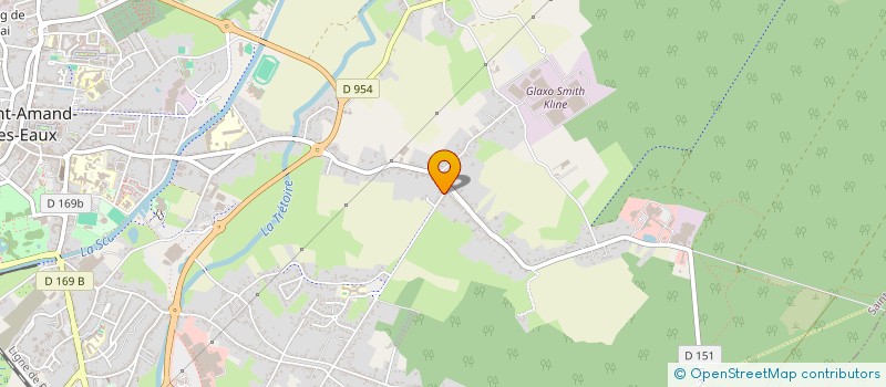 localisation de l'entreprise MADAME FRANCINE BODE à SAINT-AMAND-LES-EAUX