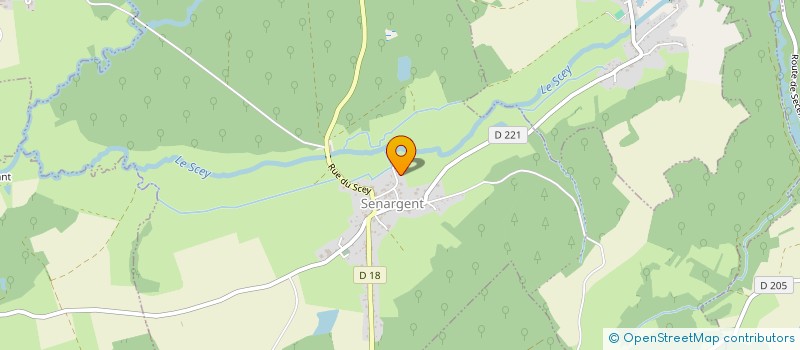 localisation de l'entreprise MADAME FRANCINE BOILEAU  SENARGENT-MIGNAFANS