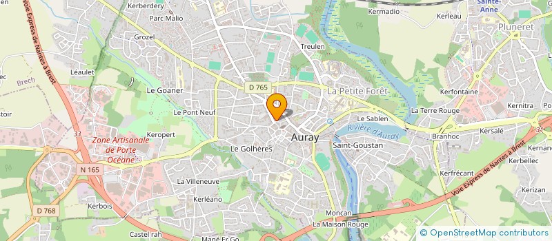 localisation de l'entreprise MADAME FRANCINE BOTHUA à AURAY