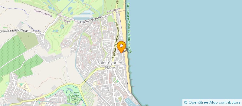 localisation de l'entreprise MADAME FRANCINE BOURE  SAINT-CYPRIEN