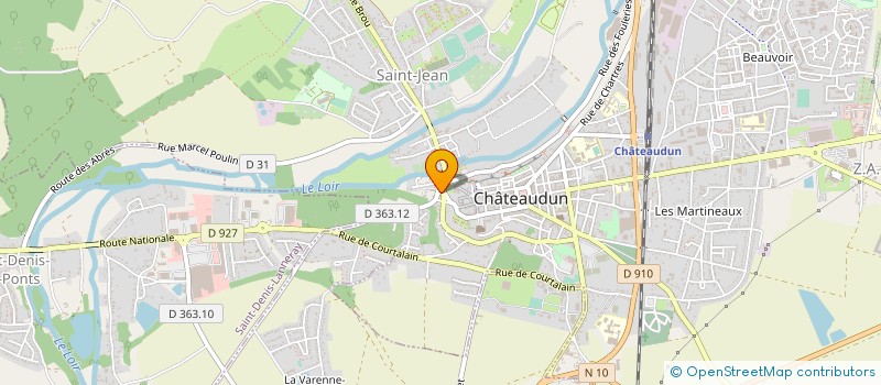 localisation de l'entreprise MADAME FRANCINE BOURGOIN à CHATEAUDUN