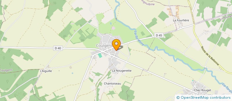 localisation de l'entreprise MADAME FRANCINE BOURGUIGNON à COULGENS