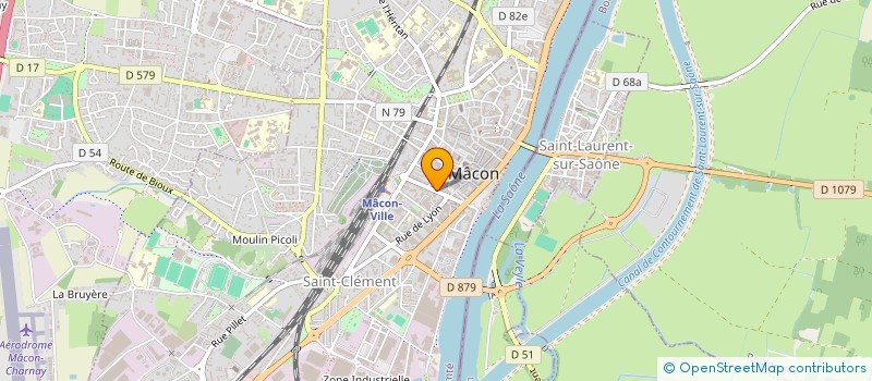 localisation de l'entreprise MADAME FRANCINE BRECHEMIER à MACON