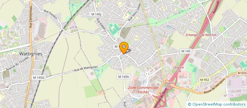 localisation de l'entreprise MADAME FRANCINE BRUNAUX à FACHES-THUMESNIL