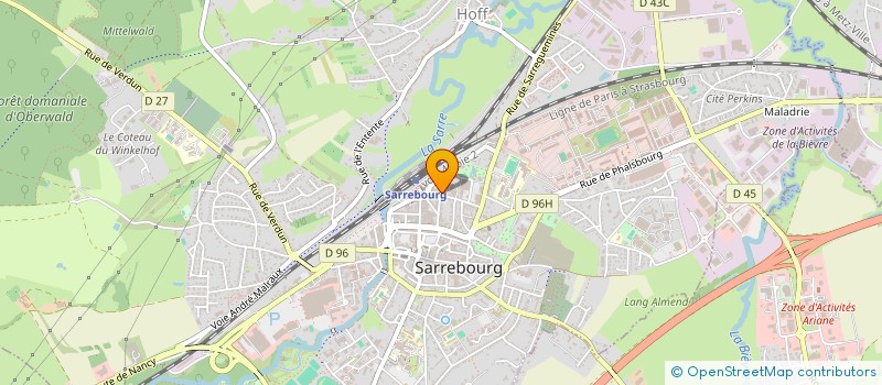 localisation de l'entreprise MADAME FRANCINE BURRUS  SARREBOURG