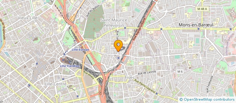 localisation de l'entreprise MADAME FRANCINE CABAT à LILLE
