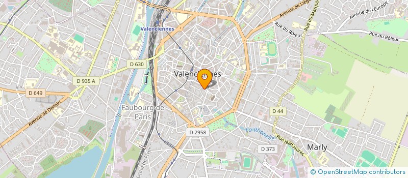 localisation de l'entreprise MADAME FRANCINE CABY  VALENCIENNES