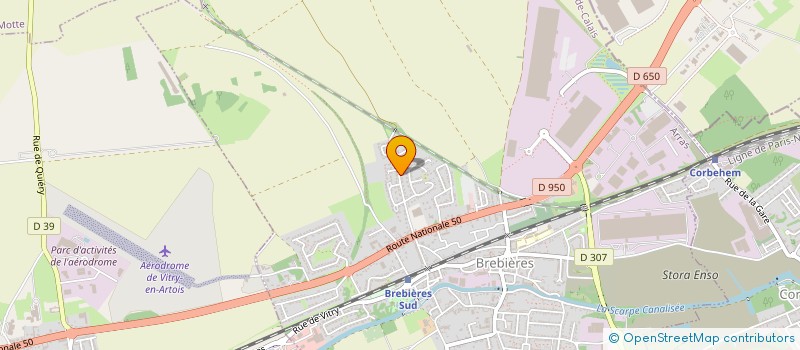 localisation de l'entreprise MADAME FRANCINE CAIOLA  BREBIERES