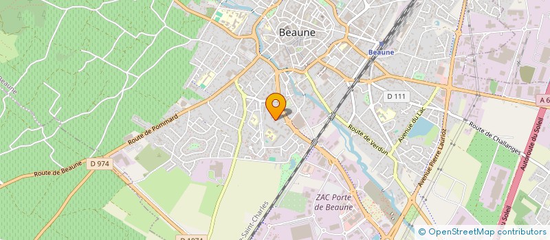 localisation de l'entreprise MADAME FRANCINE CAMPANATO à BEAUNE