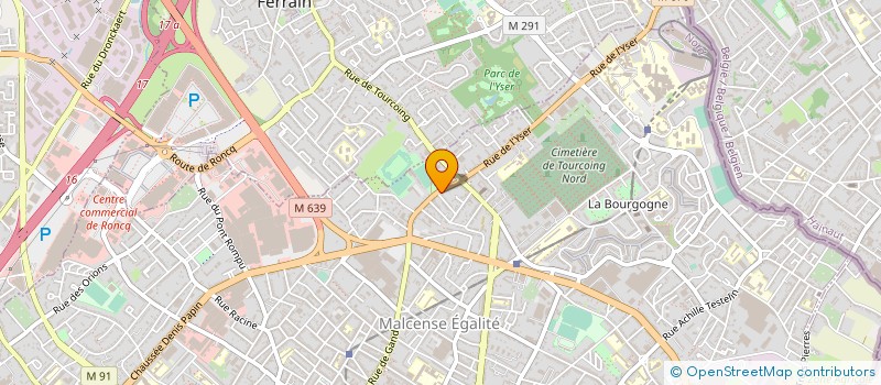 localisation de l'entreprise MADAME FRANCINE CARREZ  TOURCOING