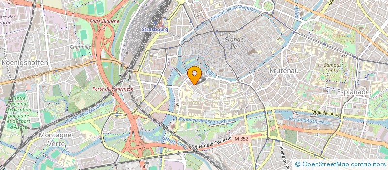 localisation de l'entreprise MADAME FRANCINE CASPAR à STRASBOURG