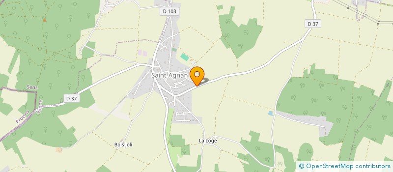 localisation de l'entreprise MADAME FRANCINE CASTELAIN  SAINT-AGNAN