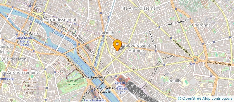 localisation de l'entreprise MADAME FRANCINE CATHELAIN  PARIS