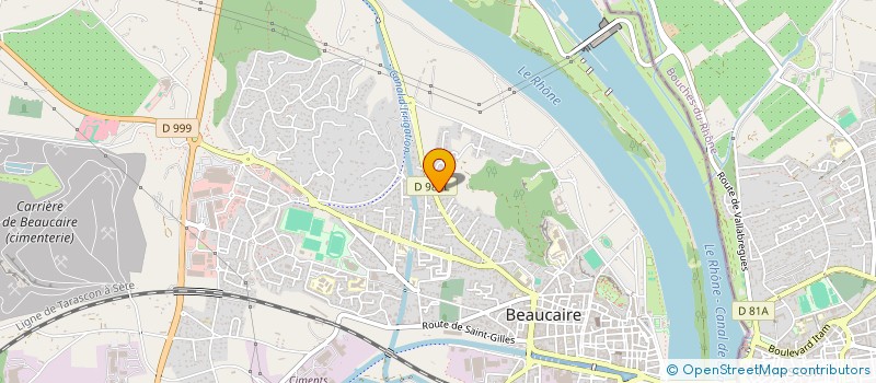 localisation de l'entreprise MADAME FRANCINE CHANUT  BEAUCAIRE