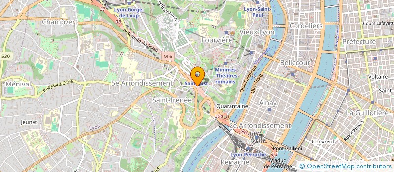 localisation de l'entreprise MADAME FRANCINE CLOUDEN à LYON