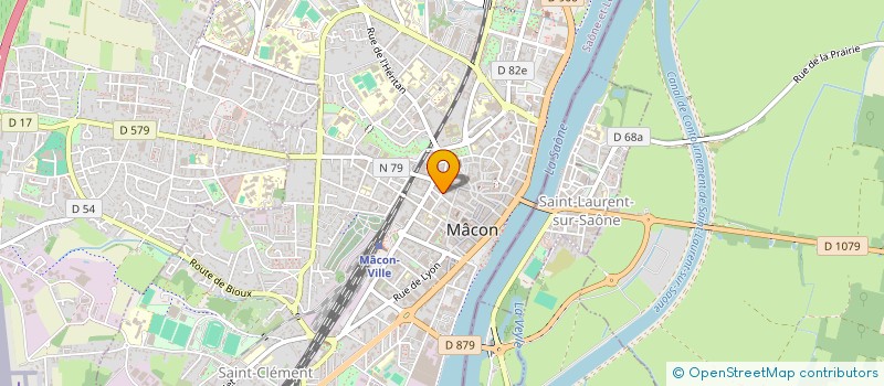 localisation de l'entreprise MADAME FRANCINE COLASSE  MACON