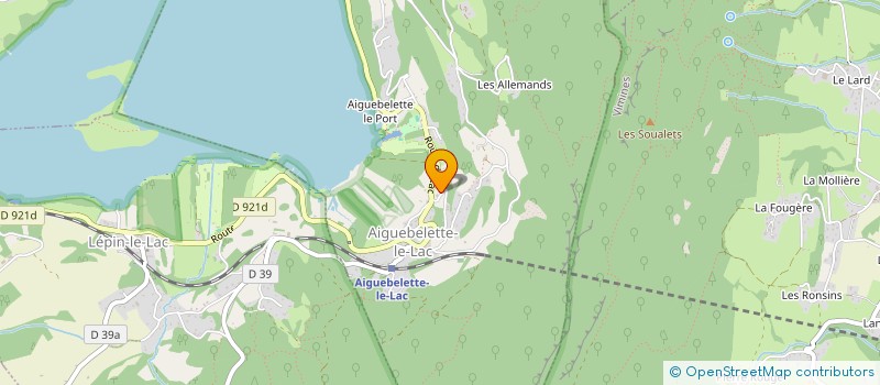 localisation de l'entreprise MADAME FRANCINE CONEJERO à AIGUEBELETTE-LE-LAC