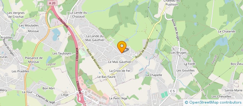 localisation de l'entreprise MADAME FRANCINE COSTANTINI à FEYTIAT