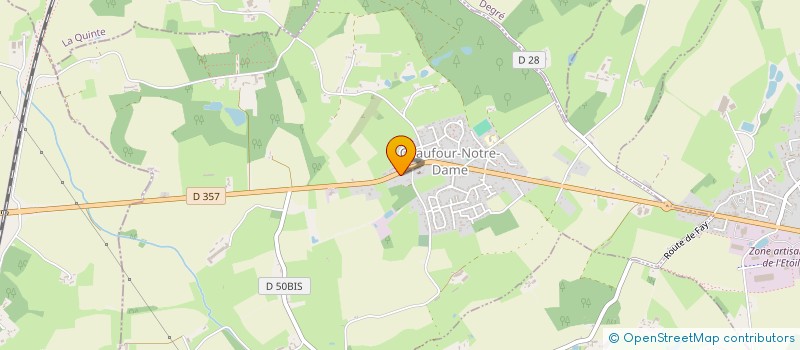 localisation de l'entreprise MADAME FRANCINE DAGONNEAU  CHAUFOUR-NOTRE-DAME