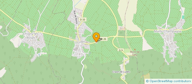 localisation de l'entreprise MADAME FRANCINE DEIBENER  LUDES