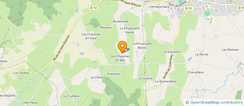 localisation de l'entreprise MADAME FRANCINE DELORME  CHAZELLES-SUR-LYON