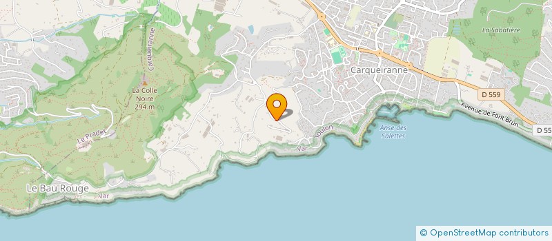 localisation de l'entreprise MADAME FRANCINE DEMARIA  CARQUEIRANNE