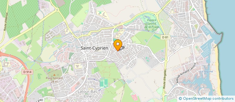 localisation de l'entreprise MADAME FRANCINE DESCOINS à SAINT-CYPRIEN