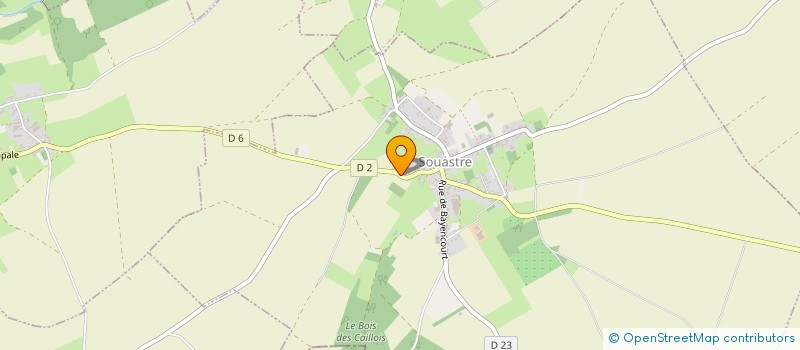 localisation de l'entreprise MADAME FRANCINE DESFORGES à SOUASTRE