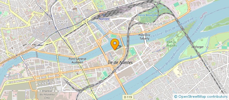 localisation de l'entreprise MADAME FRANCINE DESPREAUX à NANTES