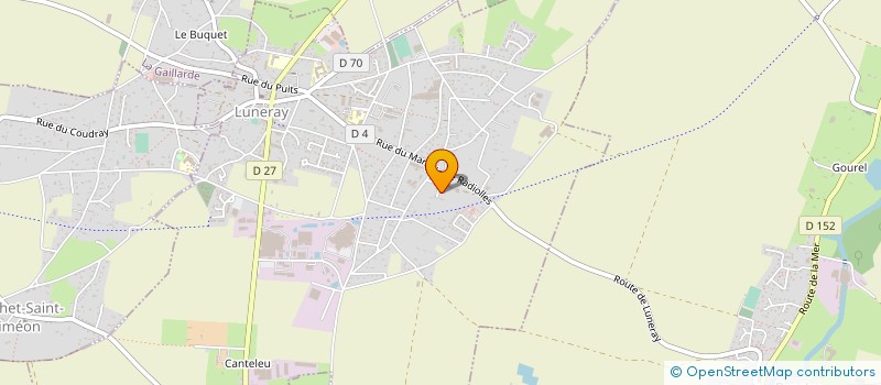 localisation de l'entreprise MADAME FRANCINE DOLBEC  LUNERAY