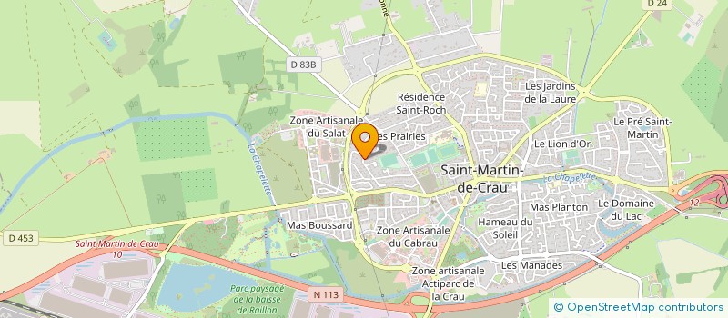 localisation de l'entreprise MADAME FRANCINE DOMPNIER à SAINT-MARTIN-DE-CRAU