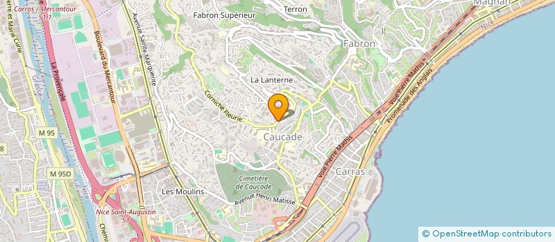 localisation de l'entreprise MADAME FRANCINE DOUAY à NICE