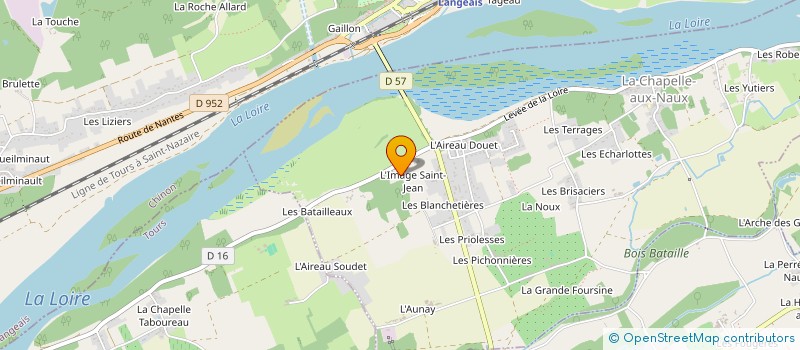 localisation de l'entreprise MADAME FRANCINE DOUCET  LA CHAPELLE-AUX-NAUX