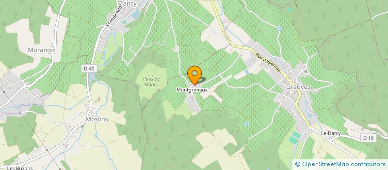 localisation de l'entreprise MADAME FRANCINE DOULET  GRAUVES