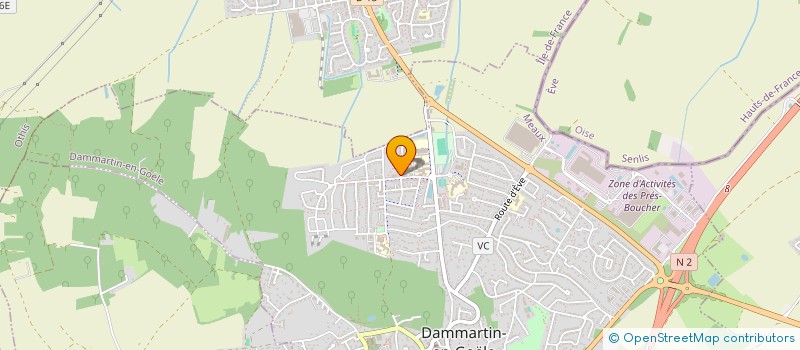localisation de l'entreprise MADAME FRANCINE DURIMEL à DAMMARTIN-EN-GOELE